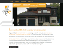 Tablet Screenshot of constructionygc.com